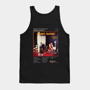 Creedence Clearwater Revival - Cosmo's Factory Tracklist Album Tank Top